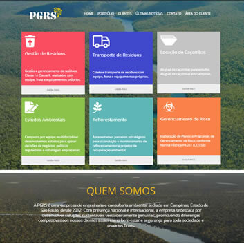 Site Empresarial Moderno Campinas - SP